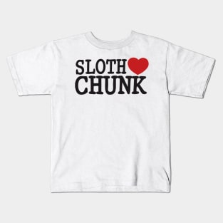 SLOTH LOVE CHUNK Kids T-Shirt